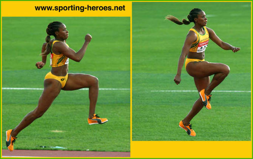 Trecia Smith - Jamaica - 2005 World Champs Triple Jump Gold (result)