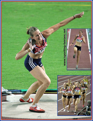 Kelly Sotherton - Great Britain & N.I. - 2007 World Championships Heptahtlon bronze medal.