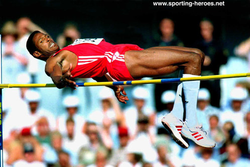 Javier Sotomayor - Cuba - Silver medal at 1995 World Championship.