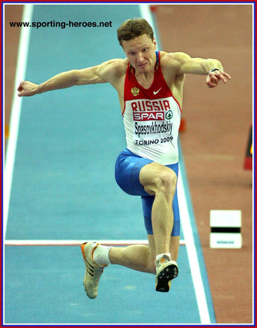 Igor Spasovkhodskiy - Russia - 2009 European Indoor Champs Triple Jump bronze medal.