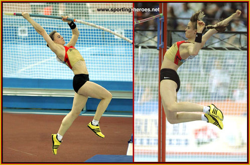 Silke Spiegelburg - Germany - 2009 European Indoors Pole Vault silver.