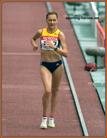 Claudia Stef - Romania - 6th in the 20km Walk at the 2007 World Championships.