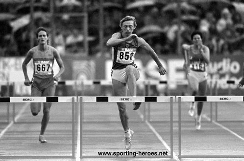 Marina Stepanova - U.S.S.R. - 1986 European 400m hurdles champion with World Record