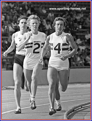 Rosemary Stirling - Great Britain & N.I. - International athletics career.