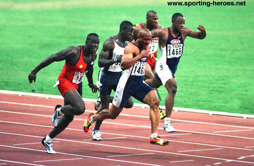 Bruny Surin - Canada - Twice World Championship 100m silver medalist.