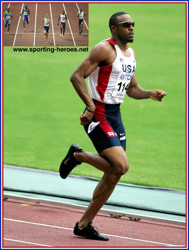 Angelo Taylor - U.S.A. - 2007 World Championships 400m bronze medal.