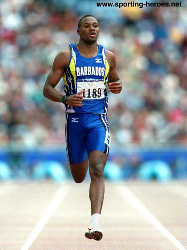 Obadele Thompson - Barbados - Olympic Games 100 metres bronze medal in 2000.