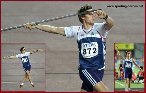 Andreas Thorkildsen - Norway - 2007 World Championships Javelin silver (result)