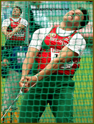 Ivan Tikhon - Belarus - 2006 European Championships Hammer disqualification.