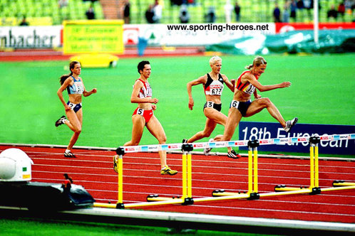 Ionela Tirlea-Manolache - Romania - 400mh Gold at 1998 & 2002 European Championships.
