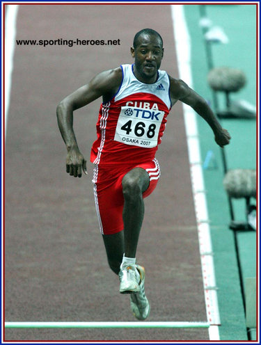 Osneil Tosca - Cuba - 4th in the Triple Jump at the 2007 World Championships
