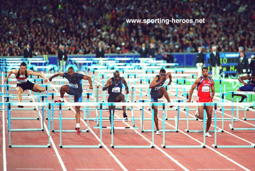 Terrence Trammell - U.S.A. - 110mH silver at Sydney Olympic Games.
