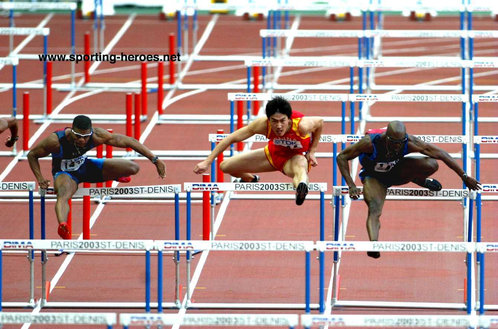 Terrence Trammell - U.S.A. - 2003 World Champs 110m Hurdles silver