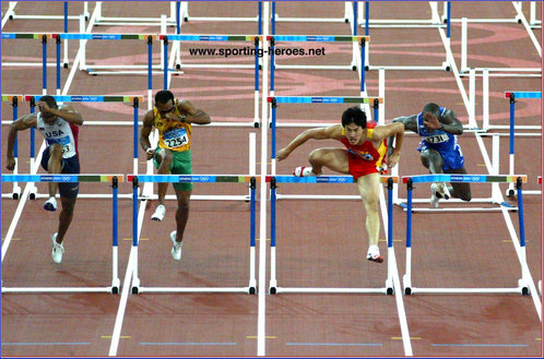 Terrence Trammell - U.S.A. - 2004 Olympics 110m Hurdles silver