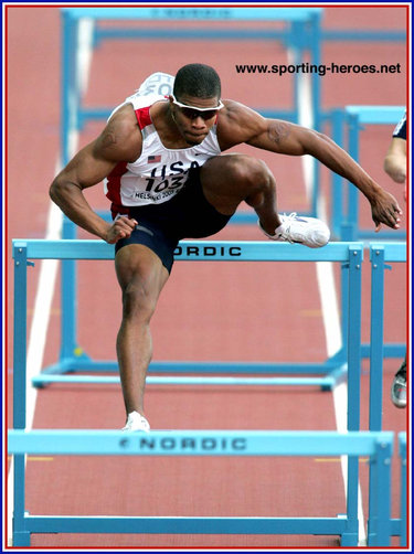 Terrence Trammell - U.S.A. - Fifth in the 110m Hurdles at 2005 World Championships.