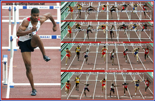 Terrence Trammell - U.S.A. - 2007 World Championships 110m Hurdles silver medal.
