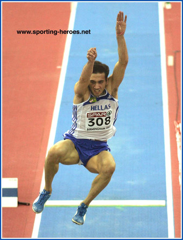 Louis Tsatoumas - Greece - 2007 European Indoor Championships Long Jump silver.