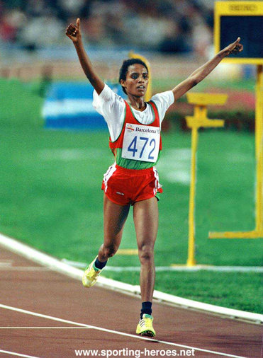 Derartu Tulu - Ethiopia - Biography of her athletics career in the 1990s.
