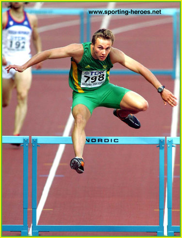 Louis Van Zyl - South Africa - 2005 World Champs 400m Hurdles finalist.