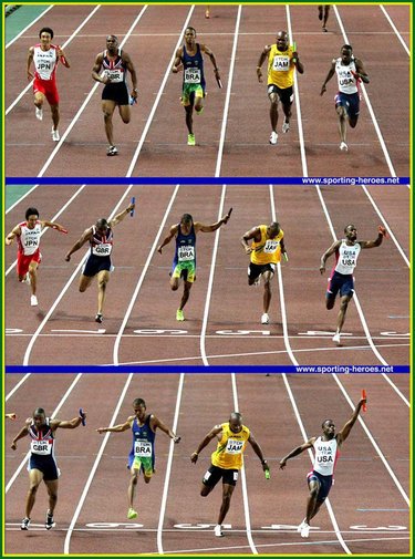 Sandro Viana - Brazil - 4th in the 4x100m at the 2007 World Championships.