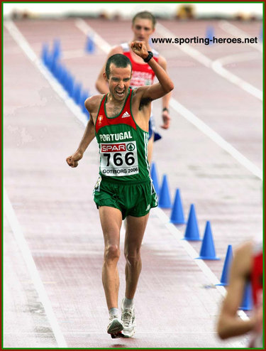 Joao Vieira - Portugal - 2006 European Championships 20km Walk bronze (result)