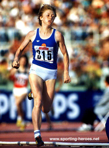 Christine Wachtel - East Germany - Short biography of her International atheltics career..