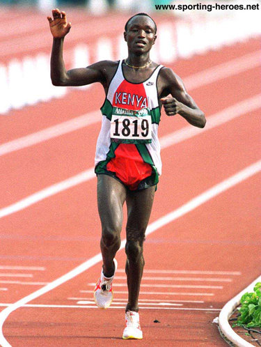 Eric Wainaina - Kenya - Olympic Games marathon medals in 1996 & 2000.