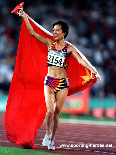 Wang Junxia - China - Olympic 5,000 & World 10,000 champion.