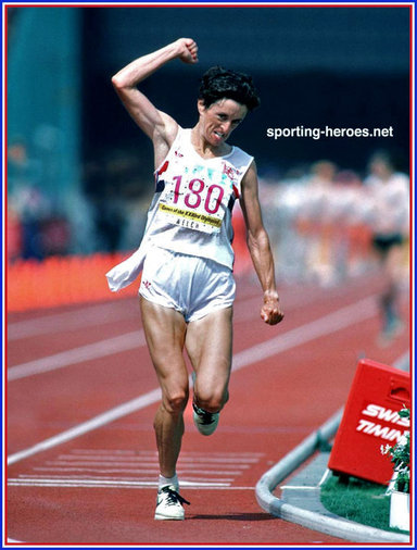 Priscilla Welch - Great Britain & N.I. - 6th in the Marathon at the 1984 Olympic Games.