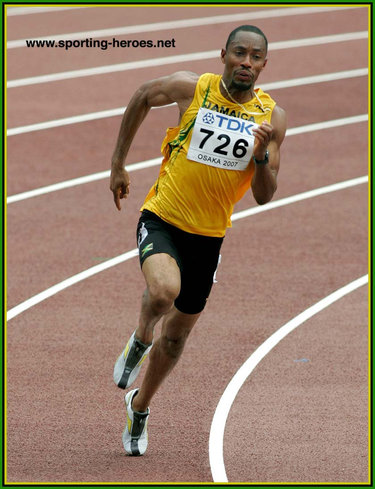 Christopher Williams - Jamaica - World Championships 200m finalist in 2001 & 2007.