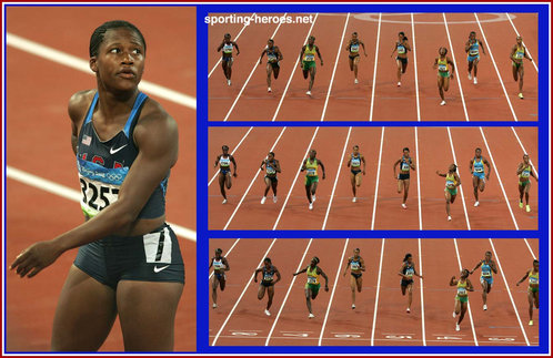 Lauryn Williams - U.S.A. - 4th in the 100m at the 2008 Olympics (result)