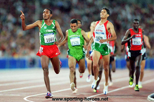 Million Wolde - Ethiopia - 5000m gold medal at 2000 Olympic Games