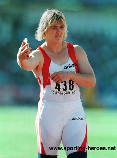 Ilke Wyludda - Germany - 1996 Olympic Games Discus Champion. 1994 & 1990 European Champion.