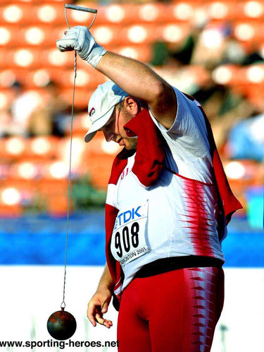 Szymon Ziolkowski - Poland - 2001 World Champion hammer thrower