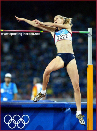 Amy Acuff - U.S.A. - 4th in the High Jump at 2004 Olympic Games.