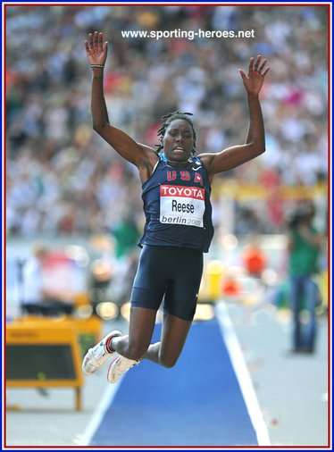 Brittney Reese - U.S.A. - 2009 World Long Jump Champion.