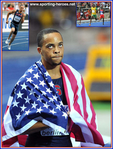 Wallace Spearmon - U.S.A. - World Championships medals 2009-2007-2005.