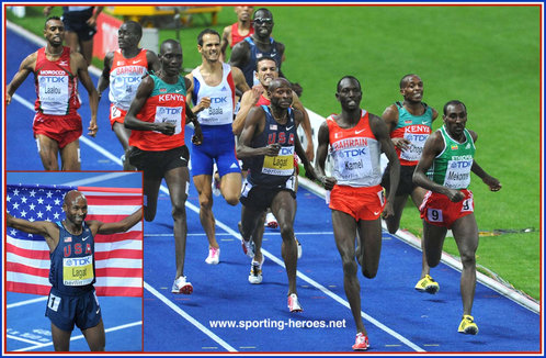 Bernard Lagat - U.S.A. - 2009 World Championships medals.