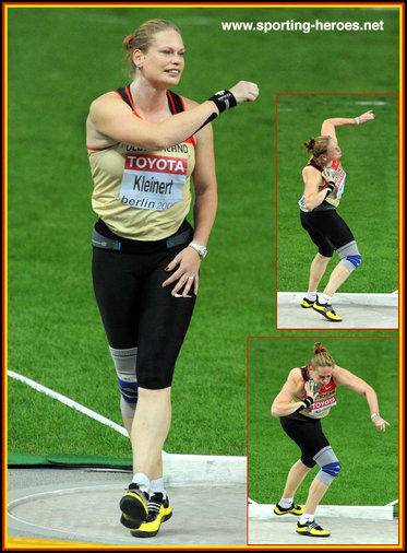 Nadine Kleinert - Germany - 2009 World Championships Shot Put silver.