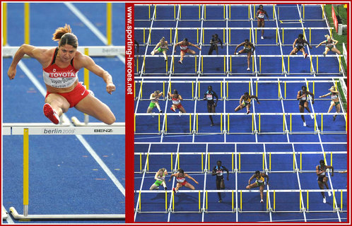 Priscilla Lopes-Schliep - Canada - 2009 World Championships 100m Hurdles silver medal.