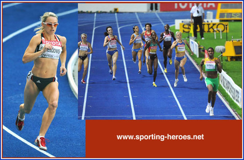 Jenny Meadows - Great Britain & N.I. - 2009 World Championships 800m bronze medal.