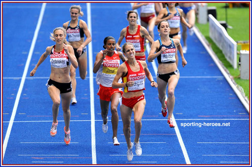 Shannon Rowbury - U.S.A. - 2009 World Championships 1500m bronze (result)