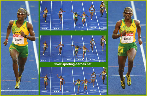 Kerron Stewart - Jamaica - 2009 World Championships 100m silver.