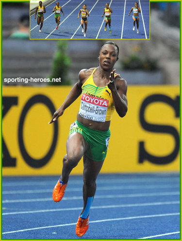 Veronica Campbell-Brown - Jamaica - 2009 World Championship 200m Silver medal.