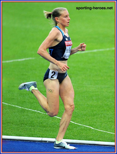 Amy Yoder Begley - U.S.A. - 6th in the 10,000m at the 2009 World Championships.