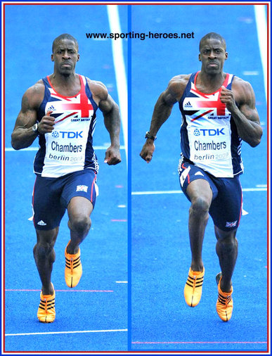 Dwain Chambers - Great Britain & N.I. - 2009 World Championships 100m finalist.