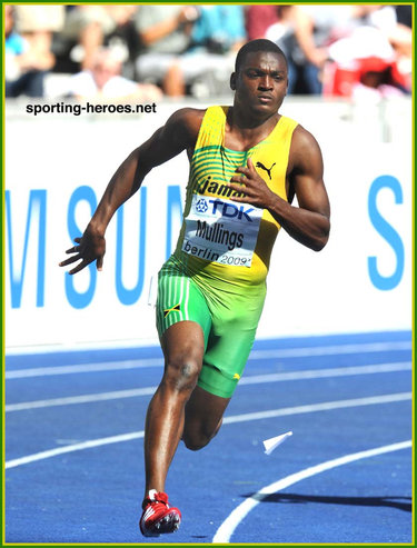 Steve Mullings - Jamaica - 2009 World Championships: 4x100m Gold & 5th in 200m.