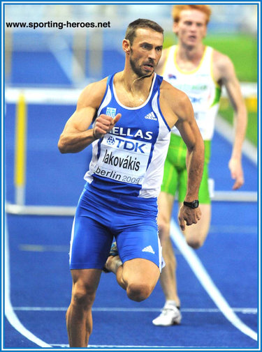 Periklis Iakovakis - Greece - 5th in the 400mh at the 2009 World Championship