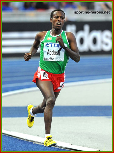 Ali Abdosh - Ethiopia - 6th in the 5000m at the 2009 World Championships