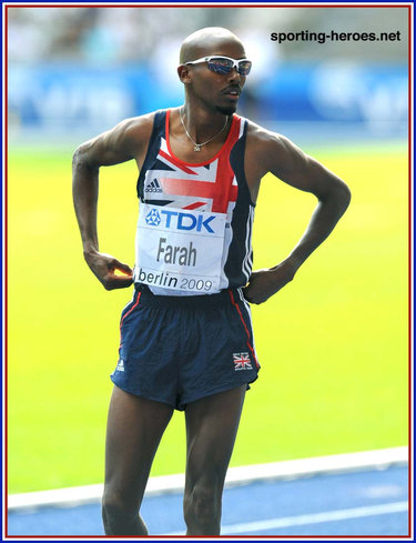 Mo Farah - Great Britain & N.I. - 2009 World Champs 5000m finalist (result)